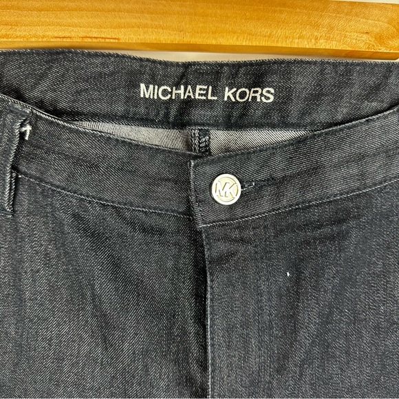 Michael Kors dark wash flared jeans size 10 - Picture 3 of 5